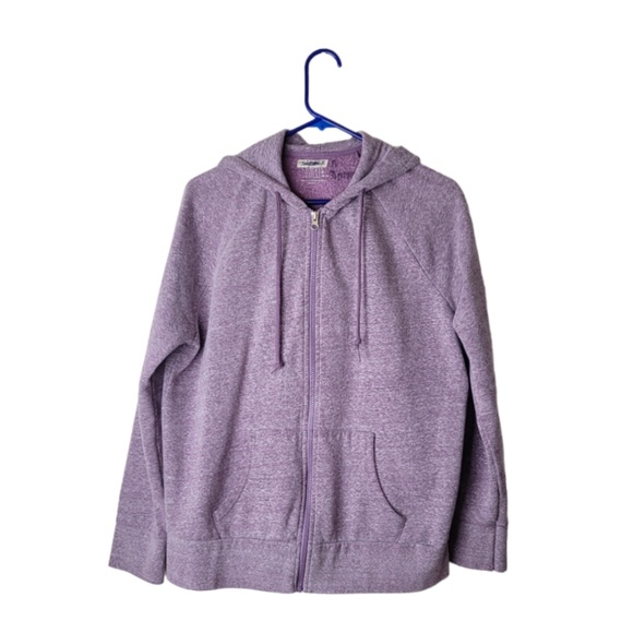 Time and Tru Sweaters - LAST CHANCE! Time & Tru Purple Hooded Sweater